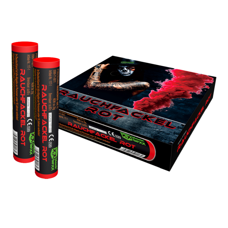 Rauchfackel Rot