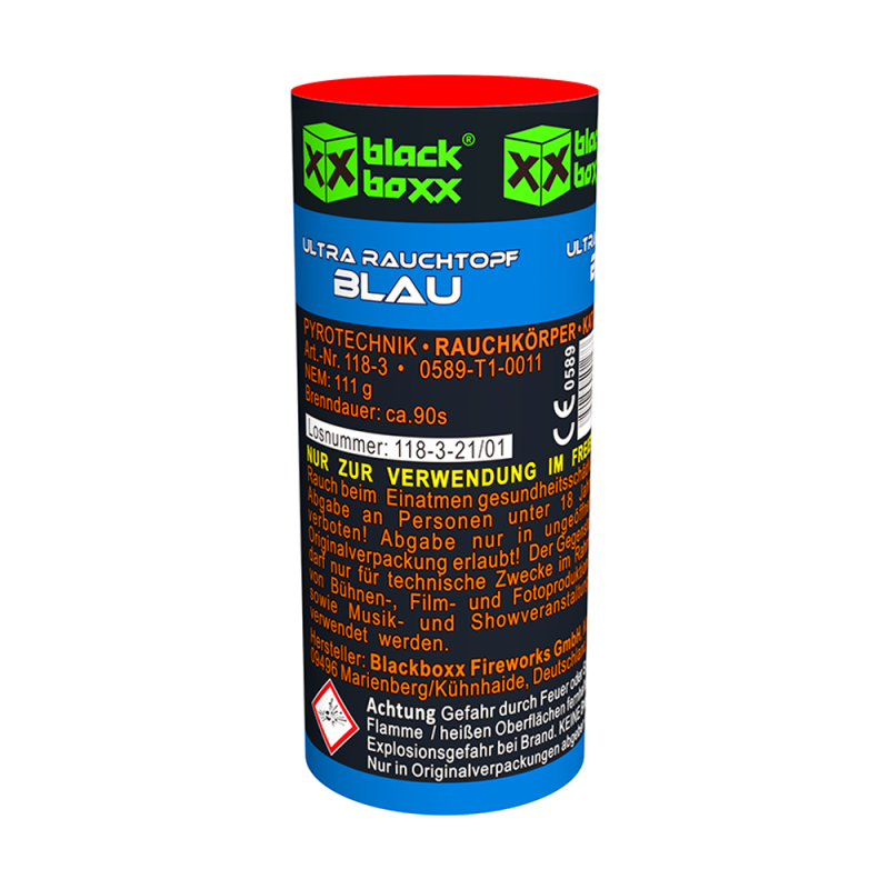 Ultra Rauchtopf Blau