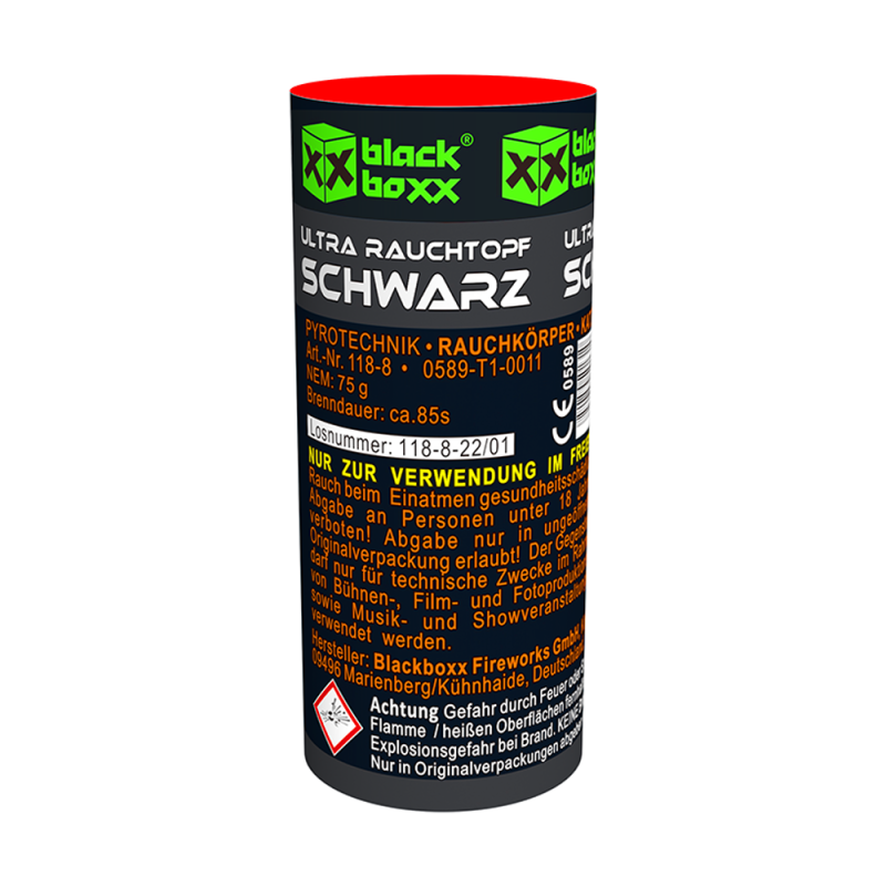 Ultra Rauchtopf Schwarz