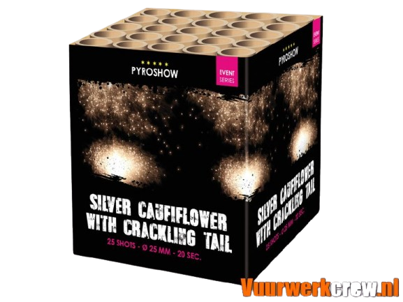 Silver Cauliflower with Crackling Tail and Mine