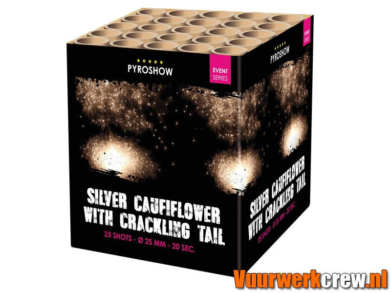 Silver Cauliflower with Crackling Tail and Mine